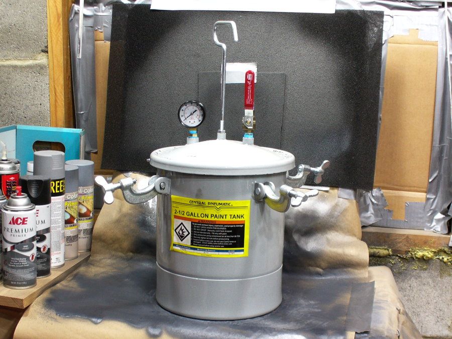 Pressure CastingGrizzly Paint Pot Conversion